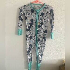 Little Sleepies Mickey Mouse Zippy 6/12 Months